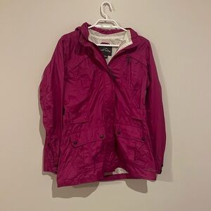 Ladies medium Eddie Bauer rain jacket